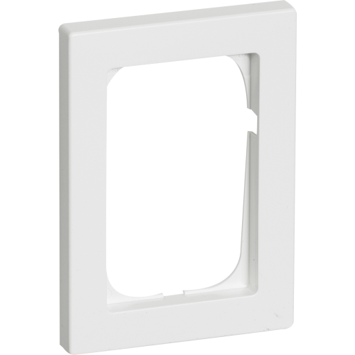 LAURITZ KNUDSEN FUGA® ramme Baseline 68 1,5 modul, symmetrisk hvid.