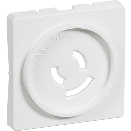 LK FUGA afdækning for lampestikkontakt 2-leder + jord 1 modul, hvid