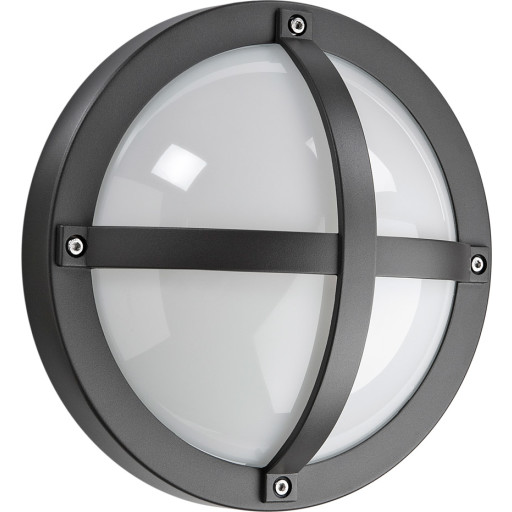 SG Armaturen - Solo 1100 LED 11,5w 3000K m/skumringsrelæ, Væglampe IP65 - Grafitgrå