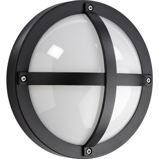 SG Armaturen - Solo 1100 LED 11,5w 3000K m/skumringsrelæ, Væglampe IP65 - Sort