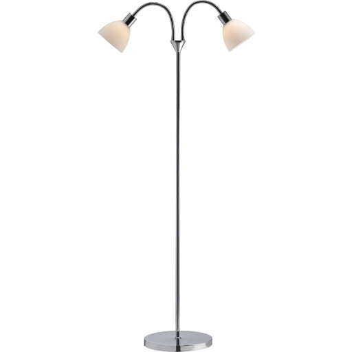 Nordlux Ray golvlampa, 2-armad, opal