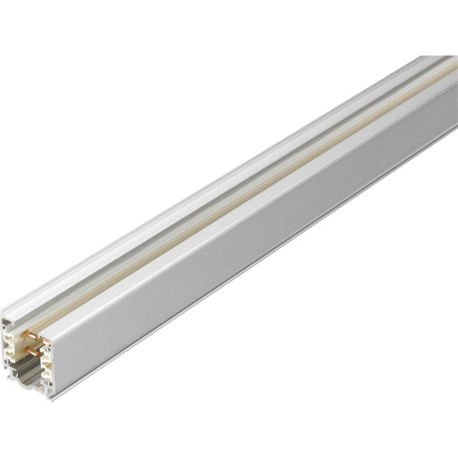 4 stk Global strømskinne 3 faset i hvid - 2 meter billede