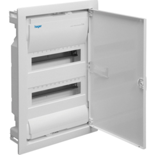 Gruppetavle til indmuring, 2 rkker, 24 moduler, VU24DKN