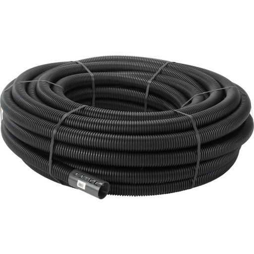 50 meter Uponor PE drænrør 110/98 mm, sort billede