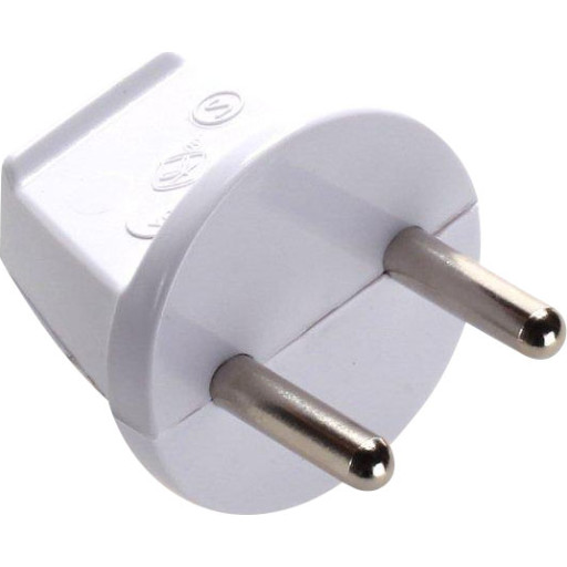 LK Fuga rund stikprop uden jord type 85, hvid billede