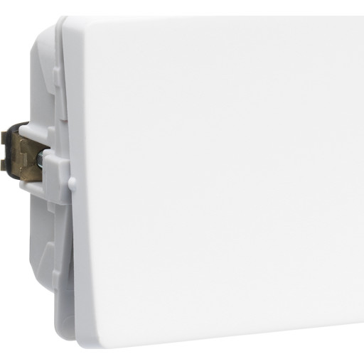 LK Fuga afbryder 1-polet med sløjfeklemme 1 modul, hvid billede