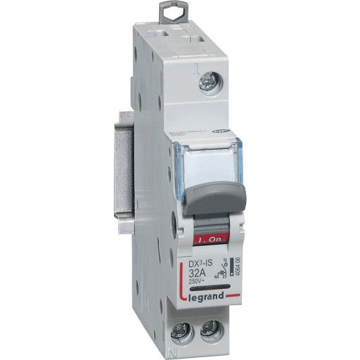 Lastbryter DX3 1P 16A 250V 1-modul