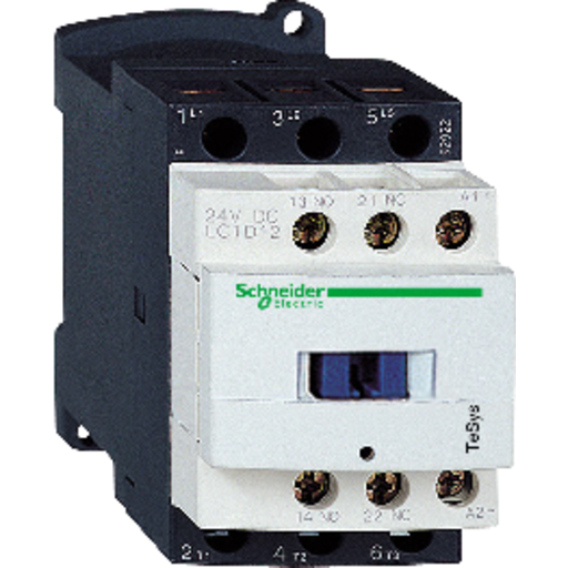 Billede af Schneider TeSys kontaktor 12A 3-polet + 1 slutte + 1 bryde