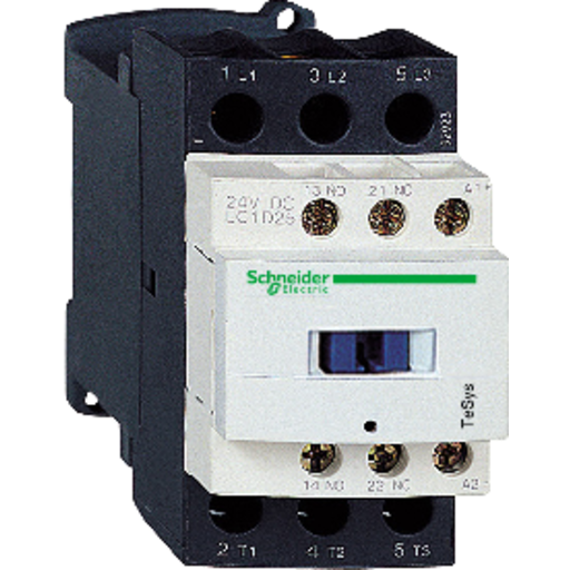 Billede af Schneider TeSys kontaktor LC1D25V7 25A 3-polet, 400V