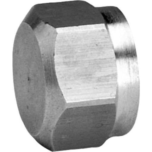 3/4" Slutmuffe til fordelerrør i messing med TEA belægning