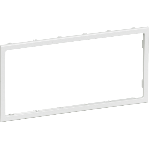 LAURITZ KNUDSEN Clic'line® clipsramme 3 modul, for 80mm front, hvid.