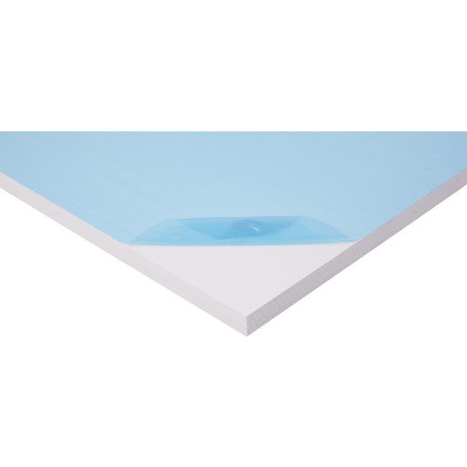 Monteringsplate hvit for SCC 198 (700x160x19 mm)