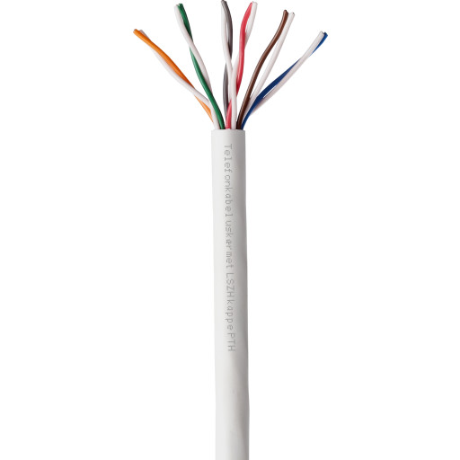 Billede af 100 meter Signalkabel PTH 6X2X0,60 mm LSZH uskærmet S100
