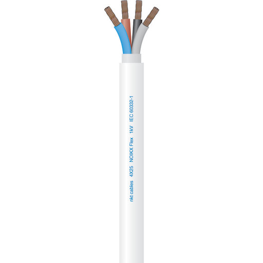 Kabel NOIKX Flex 90° 4×150 lysegrå T500