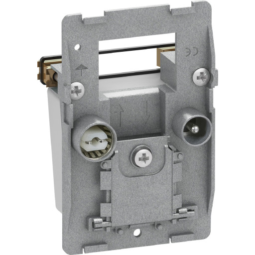 LK Fuga TD212E antenneudtag TV og radio sløjfedåse 1,5 modul, uden afdækning billede