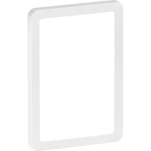 LAURITZ KNUDSEN FUGA SLIM designramme 1,5 modul, hvid.