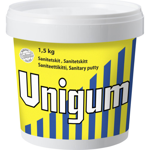 Unigum sanitærsett, 1,5 kg Backuptype - Beslag