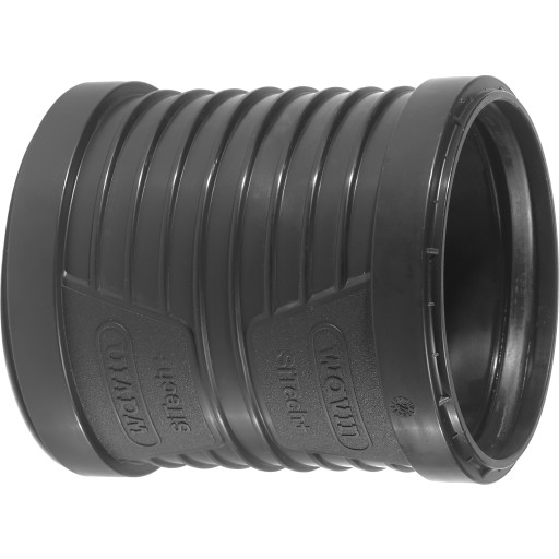 Wavin Sitech+ skydemuffe, Ø110 mm, plast, sort billede