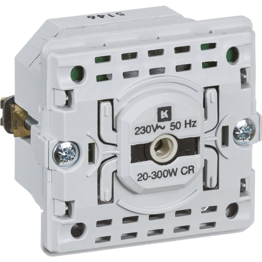 LAURITZ KNUDSEN FUGA® indsats lysdæmper MEK-D 300CR 1 modul - Uden afdækning.