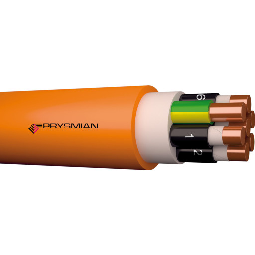 Billede af 5000 meter BRANDSIKKERKABEL 7G1,5 ORANGE