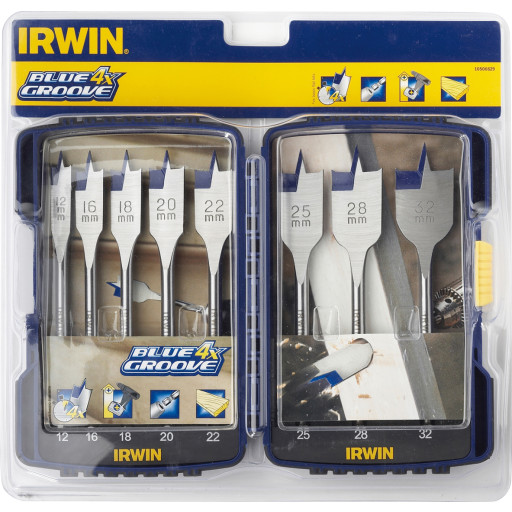 Irwin Blue Groove flad borsæt med 8 dele billede
