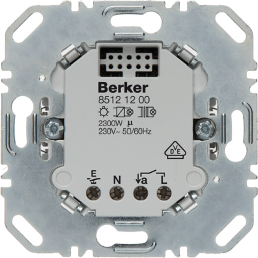 Berker Reléinnsats 230V med skruklemmer for Europeisk boks QL