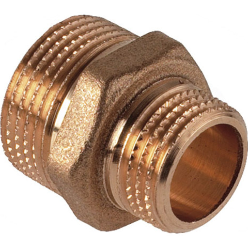 Messing brystnippel, 2" x 1 1/2" billede