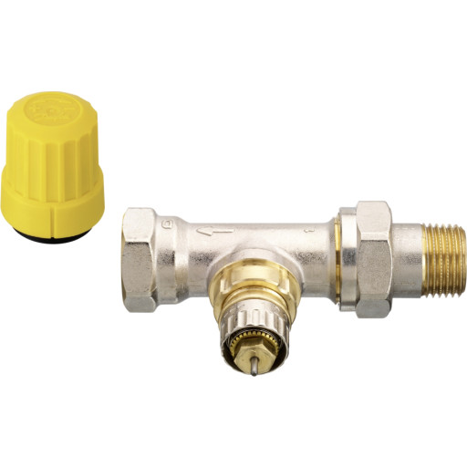 Danfoss RA-UR radiatorventil, ligeløbende, 1/2" billede