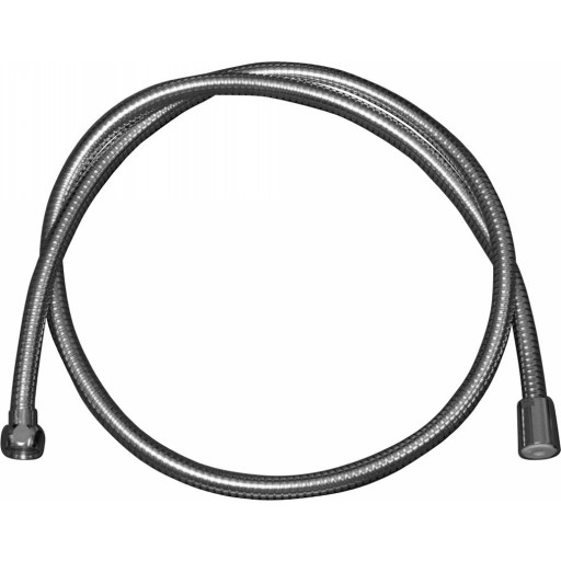 Metalspiral bruseslange med 1 alm. omlber og 1 konisk omlber, 150 cm - vrige