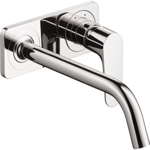 Hansgrohe AXOR Citterio M 2-huls håndvaskarmatur til vægmontering, 227 mm tud
