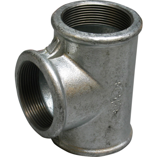 Galvaniseret tee 1 1/2" billede