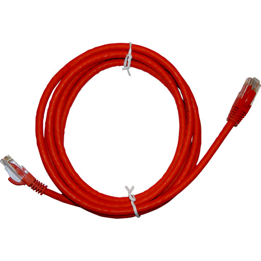 EFB Elektronik - Cat 6 U/UTP patchkabel med RJ45 stik og rd yderkappe, 0,50 meter
