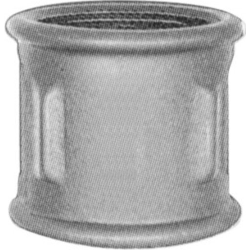 Georg Fischer randmuffe sort 1.1/4''