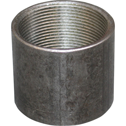 Smedet muffe, sort, 3/8" x 3/8"