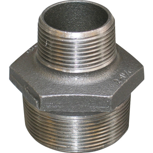 Georg Fischer brystnippel sort 1.1/4 - 3/4´´