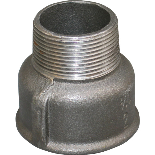 Georg Fischer spidsmuffe sort 1 - 3/4'' muffe - nippel