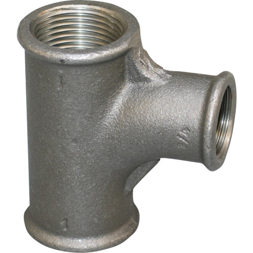 Sort strømtee 3/4" billede