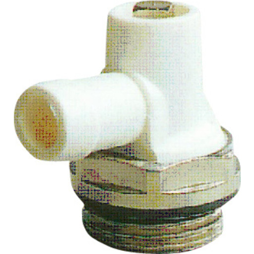1/2" Forkrommet radiatoravløpsventil m/silikon Backuptype - VVS