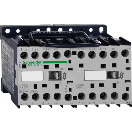 Billede af Kontaktor Reversering LP2K0910BD 9A 2x3P+1Sl 24V DC