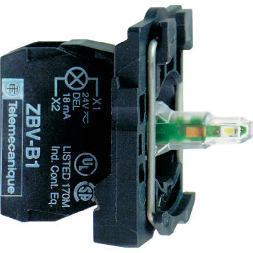 Billede af Lampekrop Hvid LED 240V AC ZB5AVM1