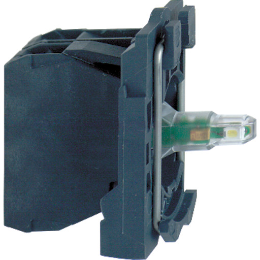 Billede af Lampetrykskrop Med LED Hvid 1Sl 24V AC/DC ZB5AW0B11
