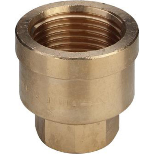 Rødgods formmuffe, 1" x 3/4" billede