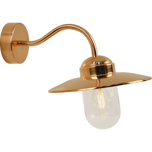 Nordlux Luxembourg vägglampa utomhus, koppar