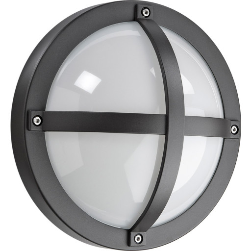 SG Armaturen - Solo LED 12,5w 3000K med sensor, væglampe IP65 - Grafit