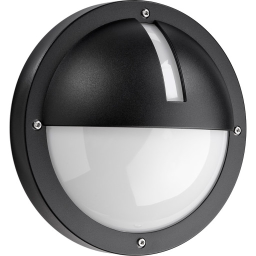 SG Armaturen - Uno LED 12,5W 3000K med PIR Sensor, væglampe IP65 - Sort