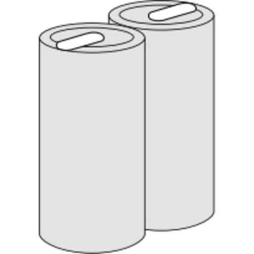 Batteripakke 2HT43SC, 2,4V 1600 mAh, gjerde