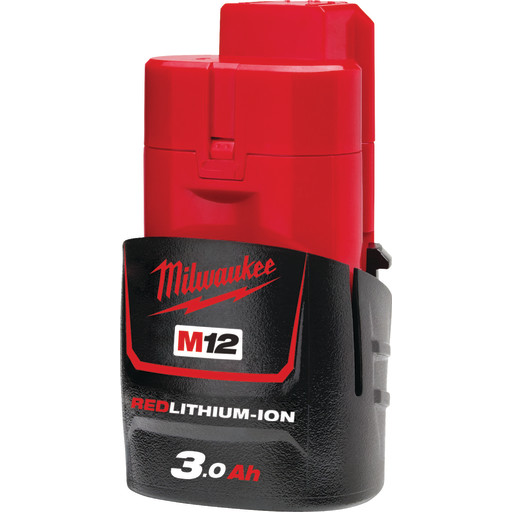 Milwaukee M12 Red Lithium batteri, 12V/3,0 Ah