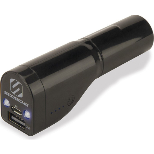 Scosche goBAT&trade; 2600mAh Powerbank - lommelygte & billader billede