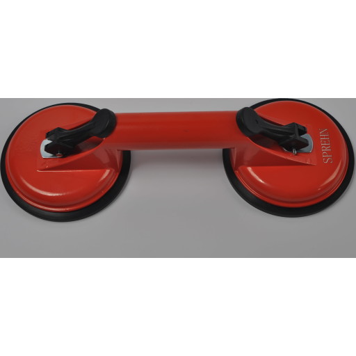 Sprehn Glasløfter alu, max 100kg Til glas, fliser & lign. m/glat overflade, 2 sugekopper 4''