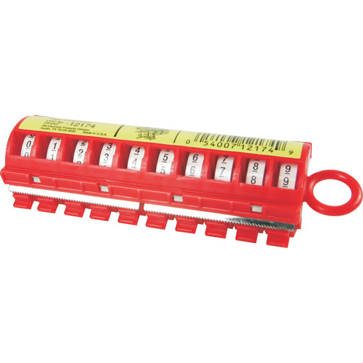 HANDY MARKER MED TAPE 0-9